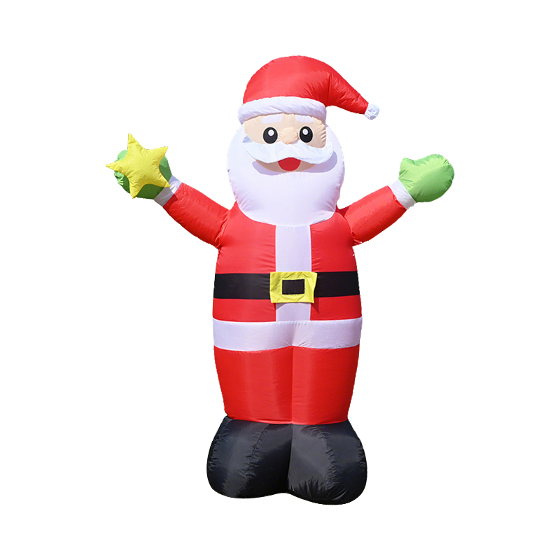 Inflatable Santa Claus Front View